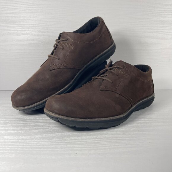 Timberland Edgemont Oxford Men\'s Shoes Size 10 Dark Brown Nubuck Lace Up Casual main image 9
